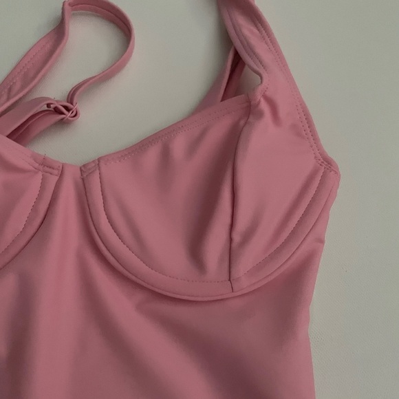 Free People x Seea Ginger One Piece Swimsuit Candy Pink Cheeky S Small - Picture 6 of 7